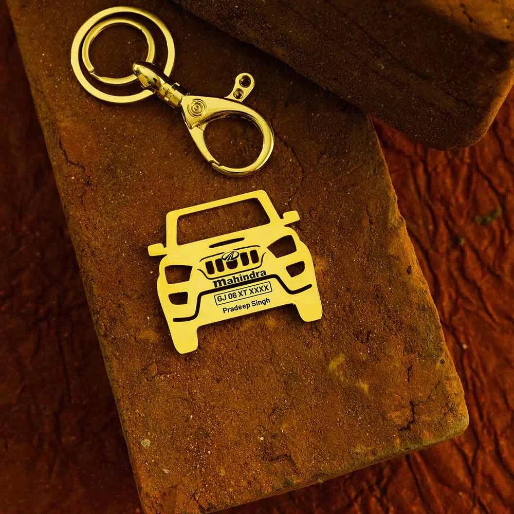Stylish Mahindra Scorpio S11 keychain with a bold look