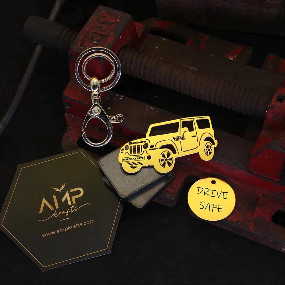 Custom Thar Customized Car Keychain - Thar Keychain
