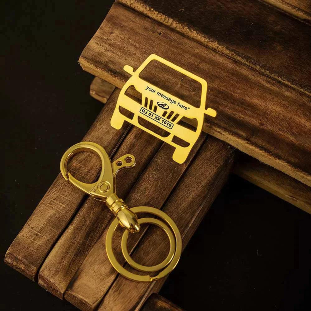 Everyday carry keyring crafted for Mahindra Xylo users
