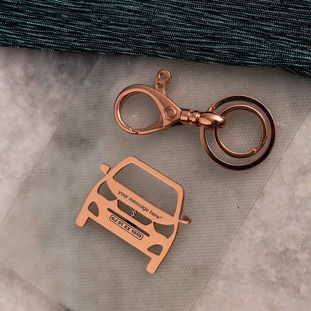 Maruti suzuki alto personalized keychains , name and number plate keychain , perfect gift for men , perfect gift for new car