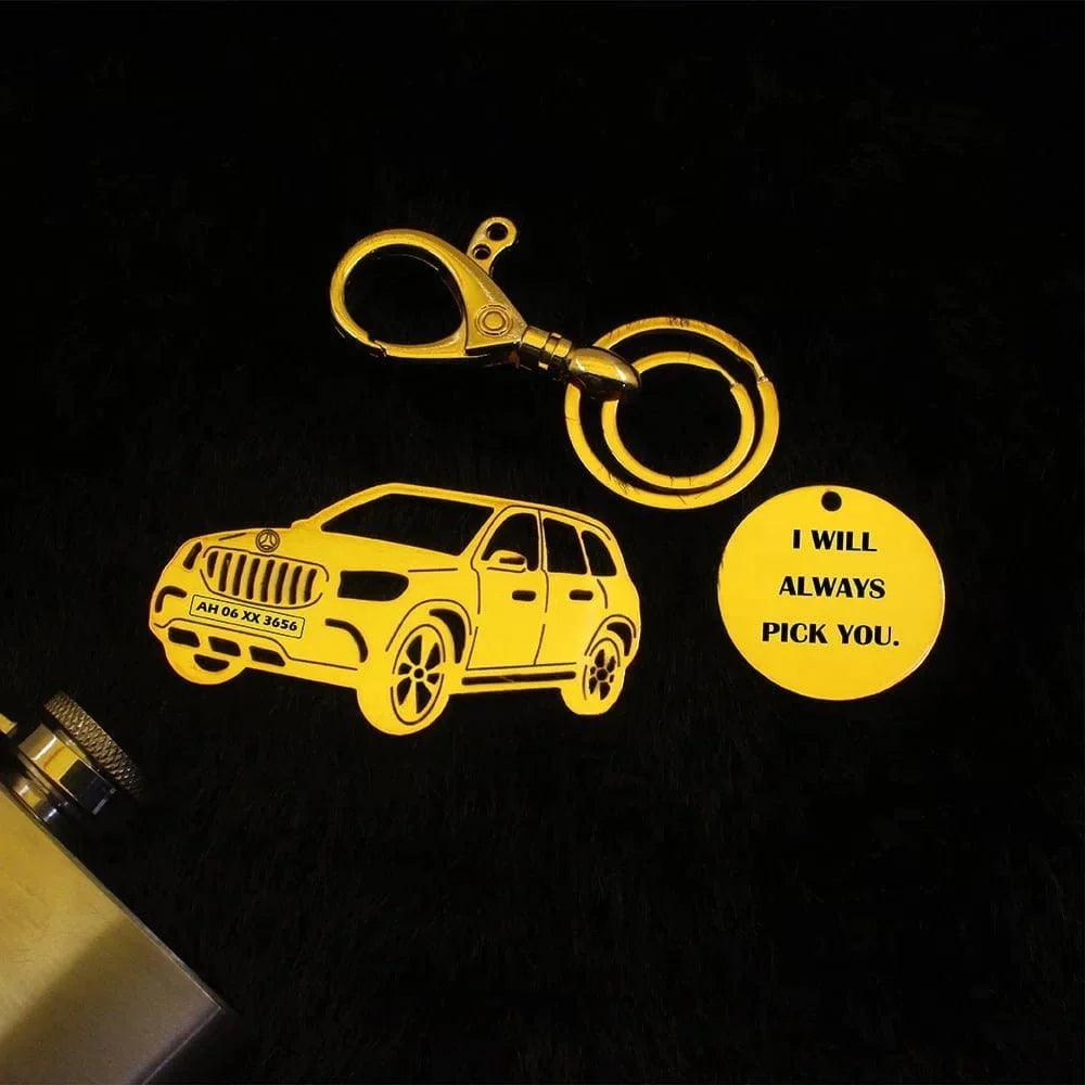 Custom Maybach GLS 600 keychain, elegant reminder of love and care