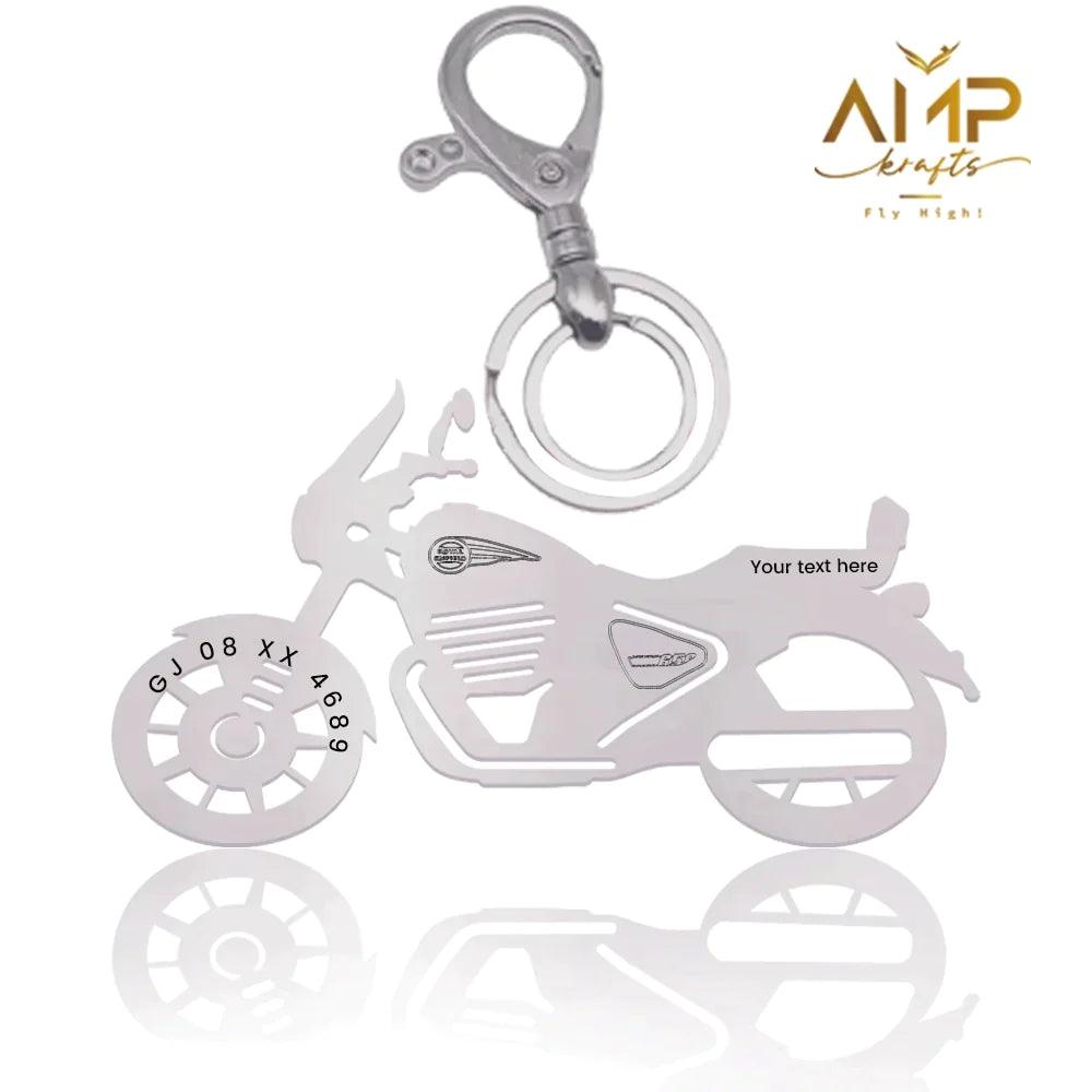 Royal Enfield Super Meteor 650 Keychain - Ampkrafts