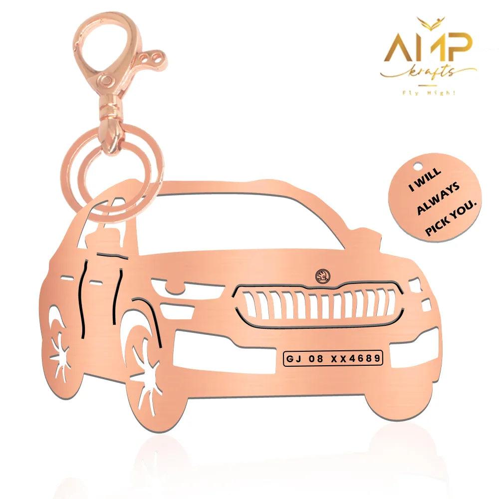 Personalised Car Keychain | Skoda Kodiaq – Ampkrafts