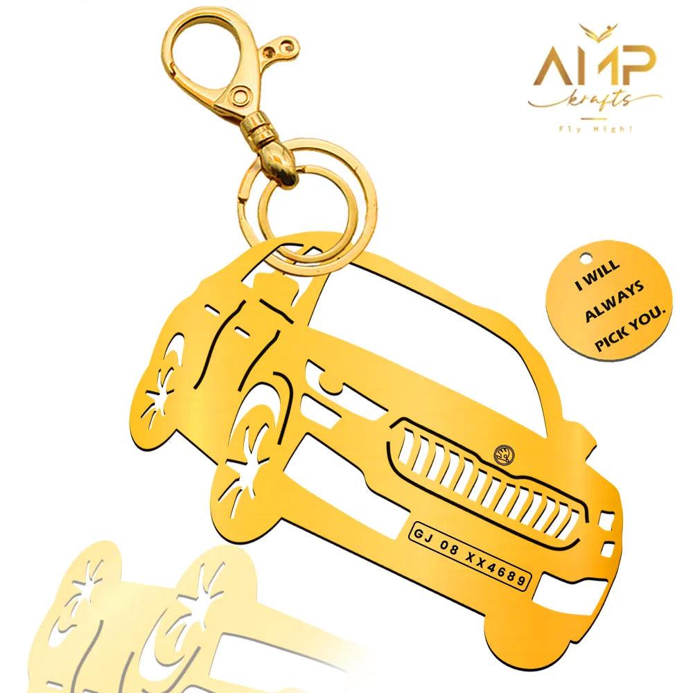 Personalised Car Keychain | Skoda Kodiaq – Ampkrafts