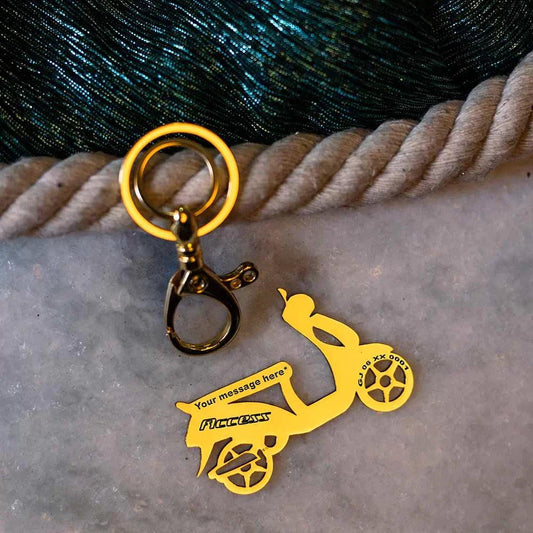 Personalized Suzuki Access keychain with custom name engraving