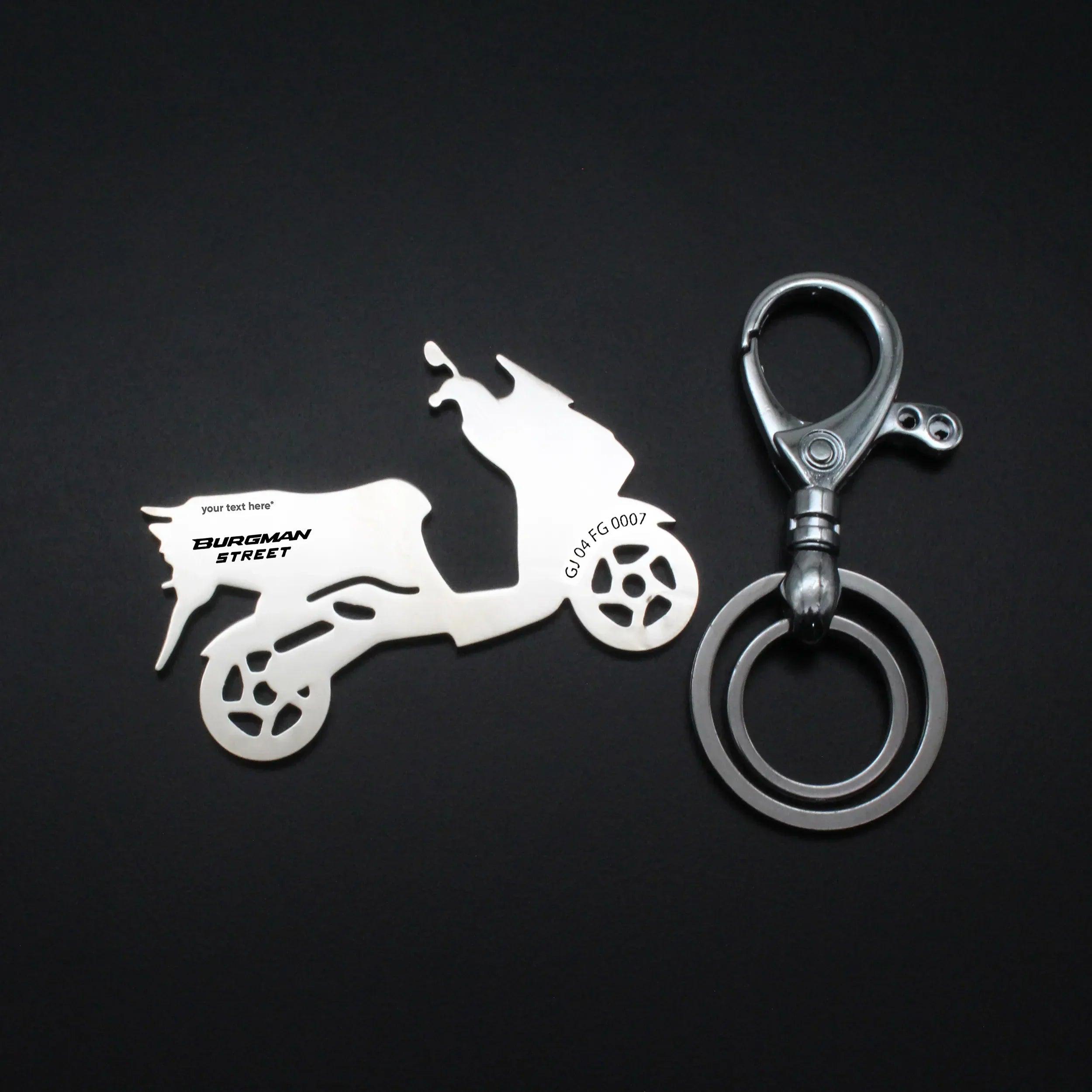 Suzuki Burgman Street Keychain - Ampkrafts