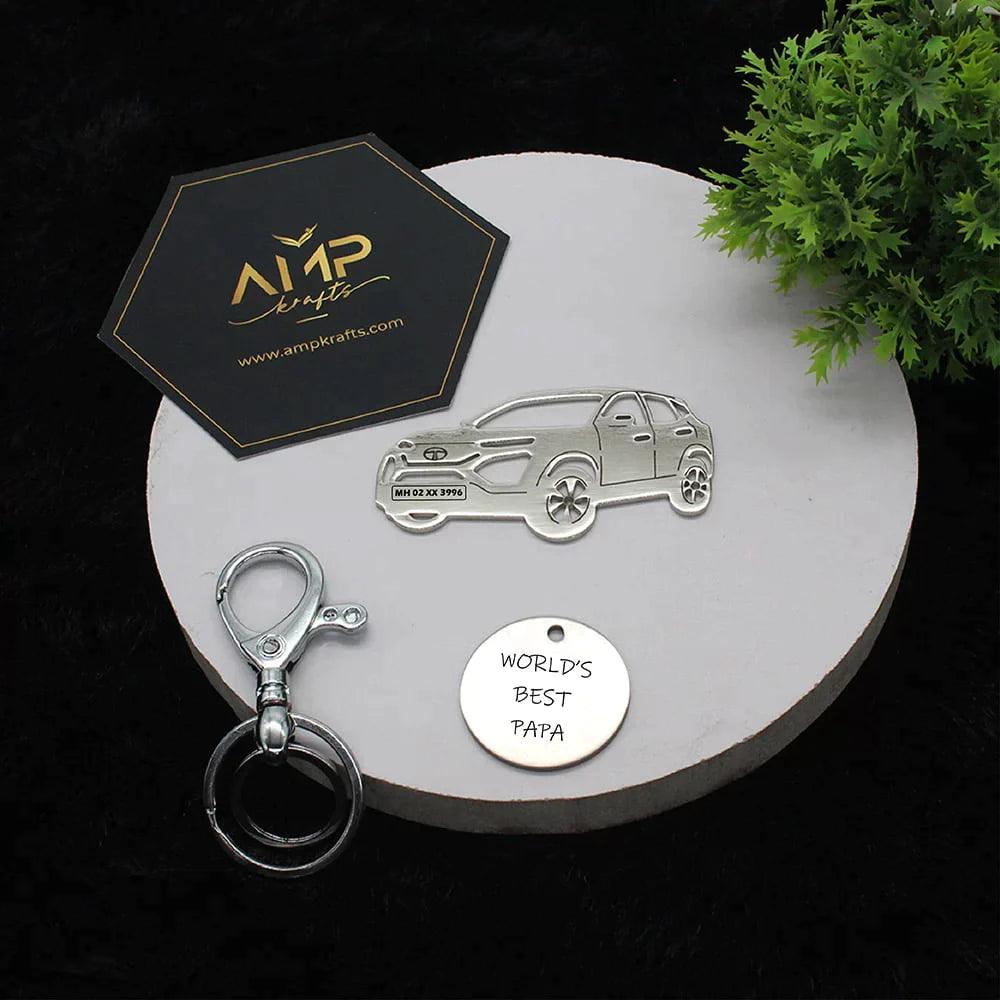 Personalized keychain for Tata Harrier Keychain