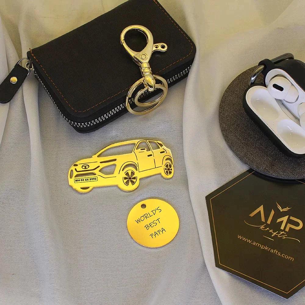 Personalized keychain for Tata Harrier Keychain