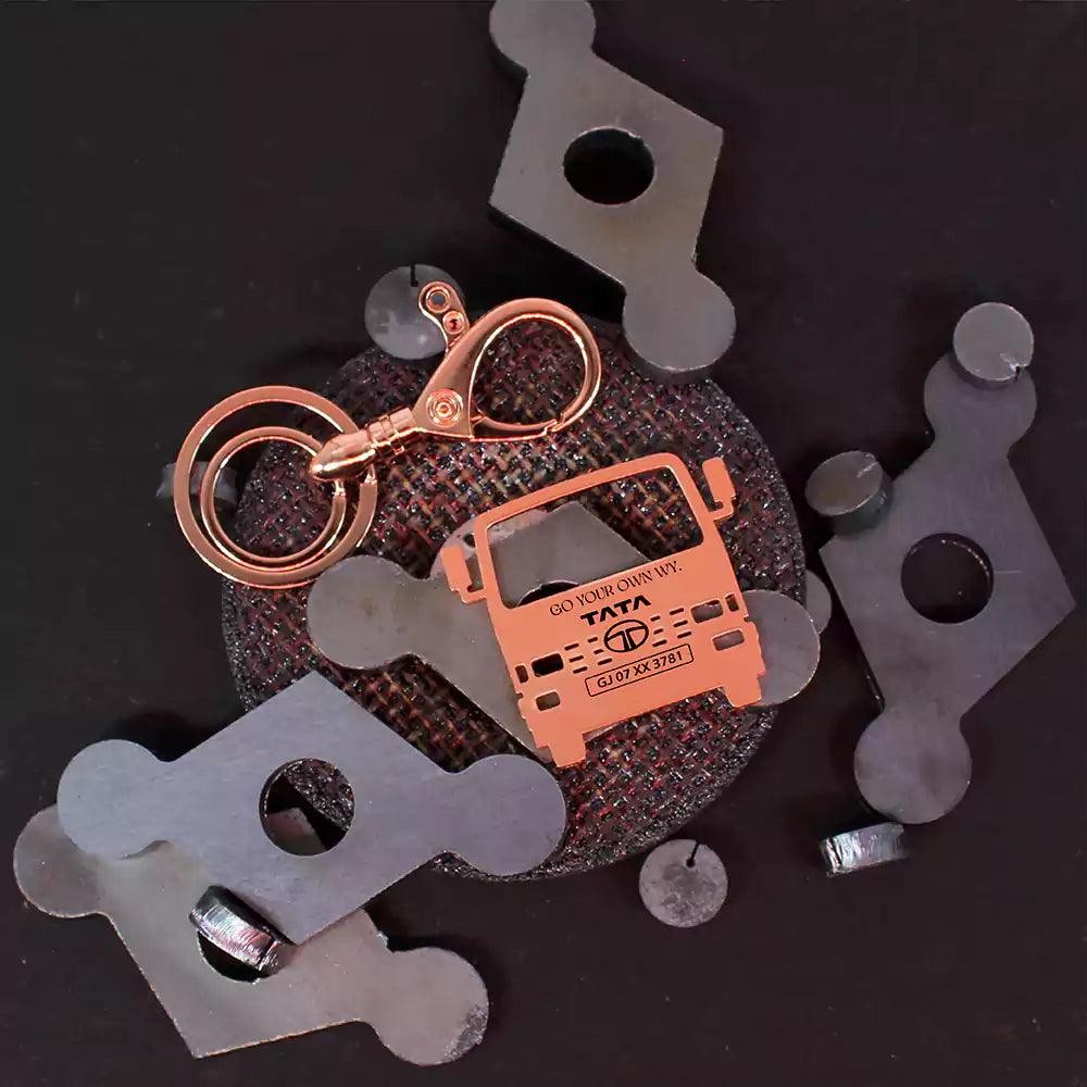 Personalized keychain for Tata LPT 909 Keychain