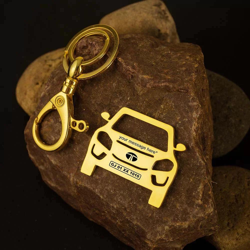 Personalized keychain for Tata Nexon Keychain