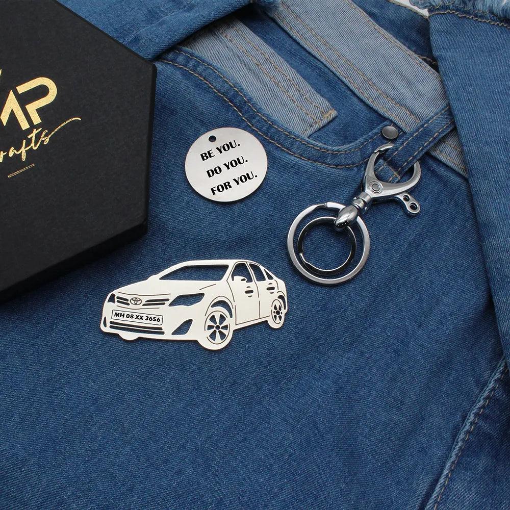 Personalized keychain for Toyota Camry Keychain