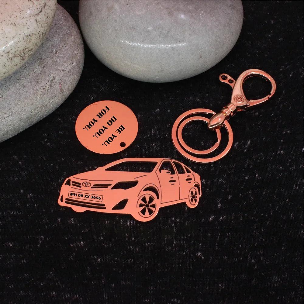 Personalized keychain for Toyota Camry Keychain