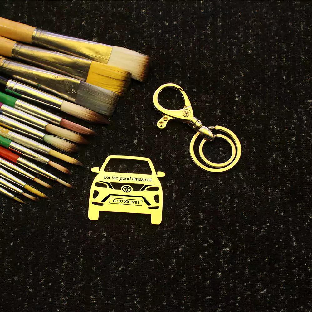 Personalized keychain for Toyota Fortuner Legender Keychain