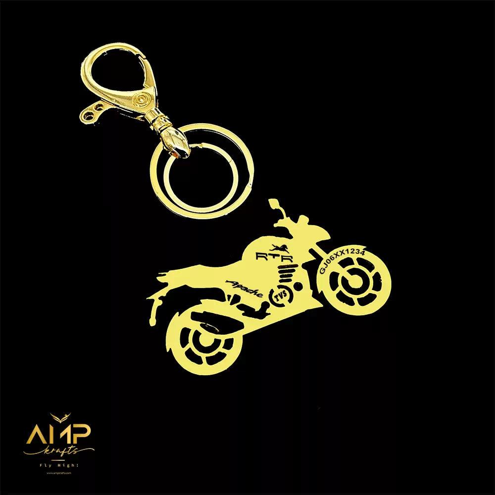 Tvs Apache Rtr 200 4v Keychain - Ampkrafts