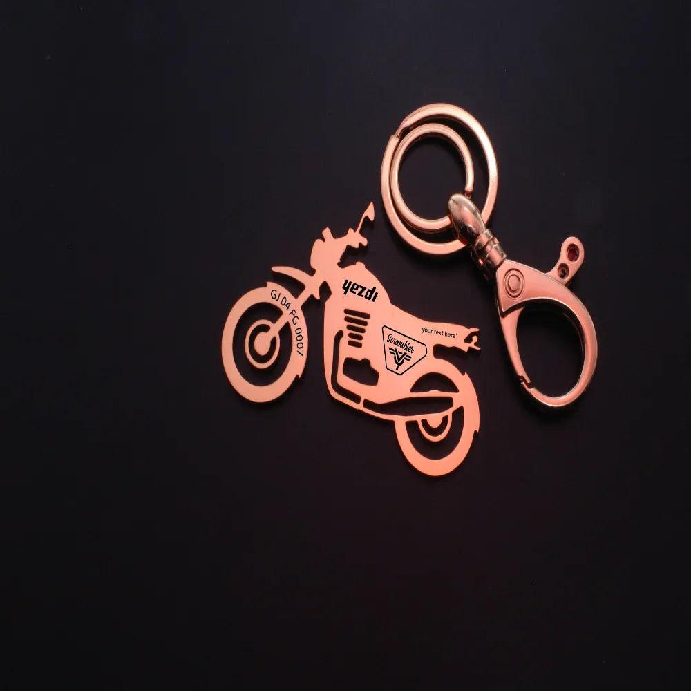 Yezdi Scrambler (2022) Keychain - Ampkrafts