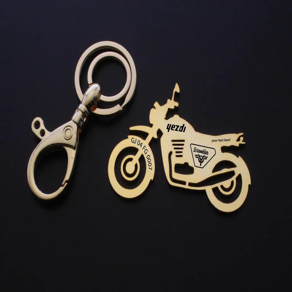 Yezdi Scrambler (2022) Keychain - Ampkrafts